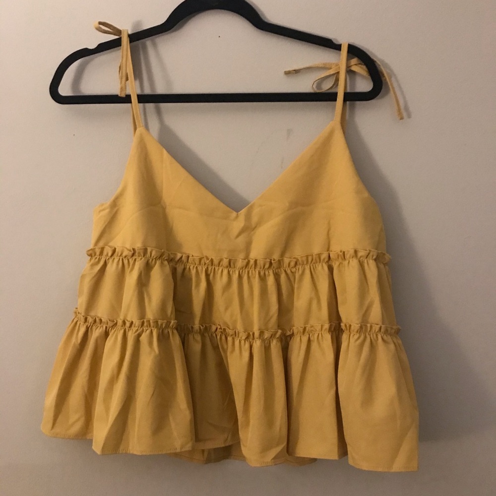 Mustard tank top